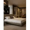Ekspozycja łóżka nowoczesnego Elen w showroomie. Meble na zamówienie od Primavera Home.