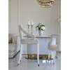 Hoker Glamour PALACE Beżowy Biały w nowoczesnym biurze, łączący elegancję z funkcjonalnością. Meble na zamówienie od Primavera Home.