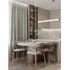 Designerskie Krzesło Drewniane Olivia – Nowoczesne widok z odległości. Meble na zamówienie od Primavera Home.