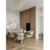 Designerskie Krzesło Drewniane Olivia – Nowoczesne z detalem tapicerki. Ekspozycja w salonie od Primavera Home.