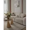 Ekskluzywny narożnik, nowoczesny, designerski, sofa narożna MODERNO jako centralny element w nowoczesnym salonie. Zrealizowane przez Primavera Home.