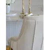 Widok 3D Krzesła DIANA Beżowe Złote. Ekstrawagancka aranżacja od Primavera Home.