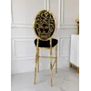 Zbliżenie na detal wykończenia Hokera Glamour Medusa. Idealny wybór dla eleganckich wnętrz od Primavera Home.