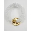 Elegancka ekspozycja Kinkietu Kryształowego ICE ROUND w aranżacji, przyciągająca wzrok. Oferta Primavera Home.