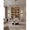 Lampa glamour led okrągła z połyskiem ring regulowana w stylowym wnętrzu, idealna do loftowych przestrzeni od Primavera Home.