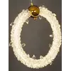 Lampa Wisząca Kryształowa Złota ICE XS widziana od dołu, ukazująca efektowne detale od Primavera Home.