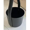 Stolik kawowy nowoczesny okrągły z ekosóry Tavolino — aranżacja wnętrza. Primavera Home.