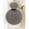 Szczegółowy widok na elementy konstrukcyjne Stolik kawowy TWEEN BLACK. Ekspozycja w salonie od Primavera Home.