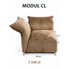 Designerska Sofa Modułowa Lilia Nowoczesna w aranżacji nowoczesnego wnętrza. Meble na zamówienie od Primavera Home.