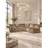 Szeroki widok na Designerską Sofę Modułową Lilia Nowoczesna. Ekspozycja w salonie od Primavera Home.