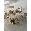 Jadalnia glamour złota