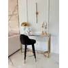 Hoker Glamour DIANA Czarny Złoty Tapicerowany w perspektywie. Ekspozycja w salonie od Primavera Home.