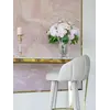 Widok z góry hokera, ukazujący jego designerskie detale. Ekspozycja w salonie od Primavera Home.