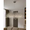 Widok z góry, pokazujący unikalny kształt lampy oraz jej rozmieszczenie w pomieszczeniu. Oświetlenie na zamówienie od Primavera Home.
