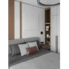 Kreatywna ekspozycja w salonie z łóżkiem SIENA– Tapicerowane z Designerskim Wezgłowiem, które wnosi elegancję do przestrzeni. Meble na zamówienie od Primavera Home.
