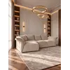 Sofa designerska Lilia w ciemnym wnętrzu, która dodaje głębi i charakteru, meble na zamówienie od Primavera Home.