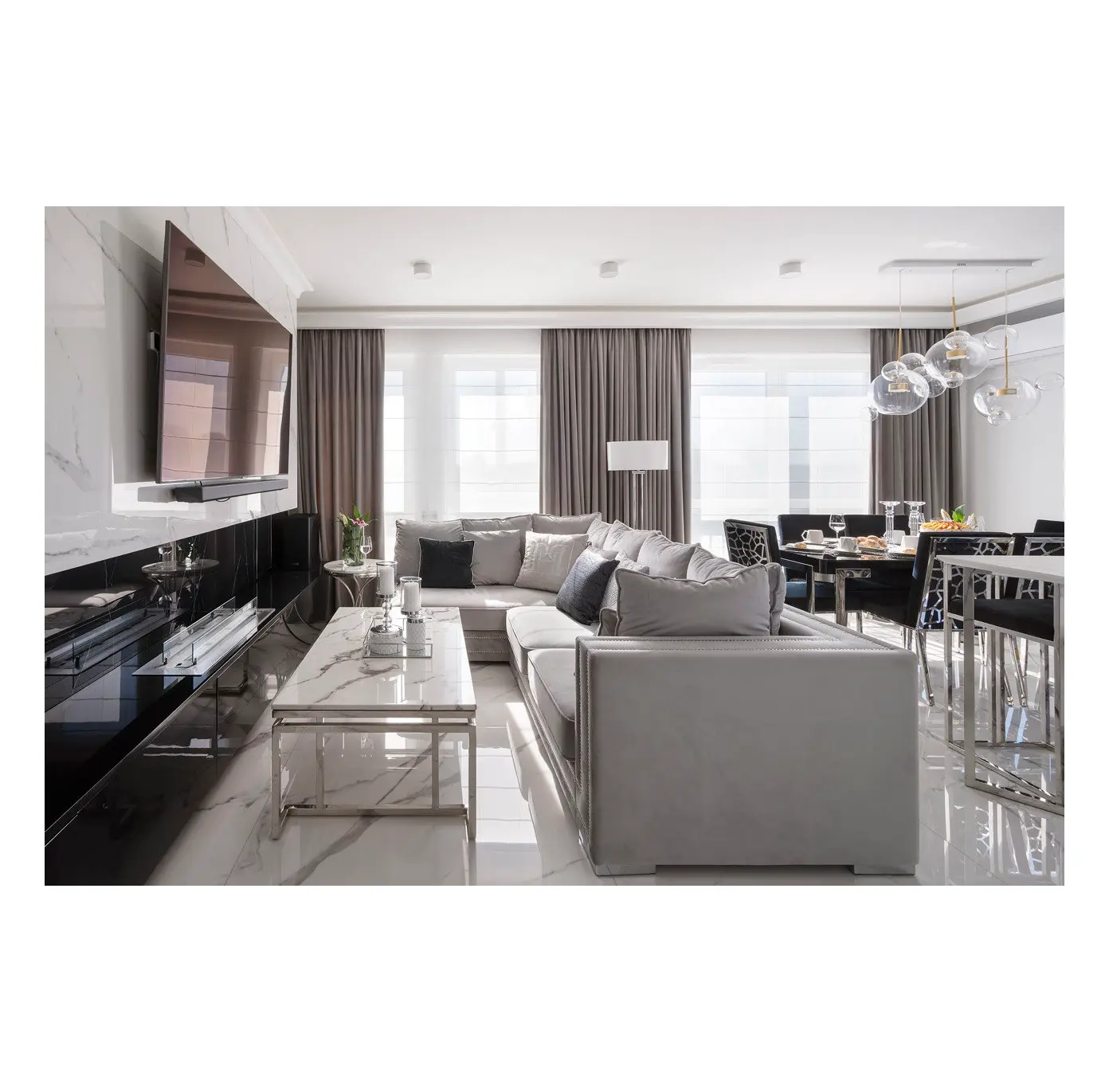 LUKSUSOWY APARTAMENT GLAMOUR W STYLU NOWOCZESNYM