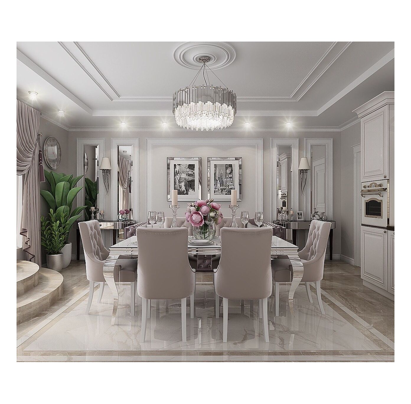 CLASSIC GLAMOUR DINING ROOM