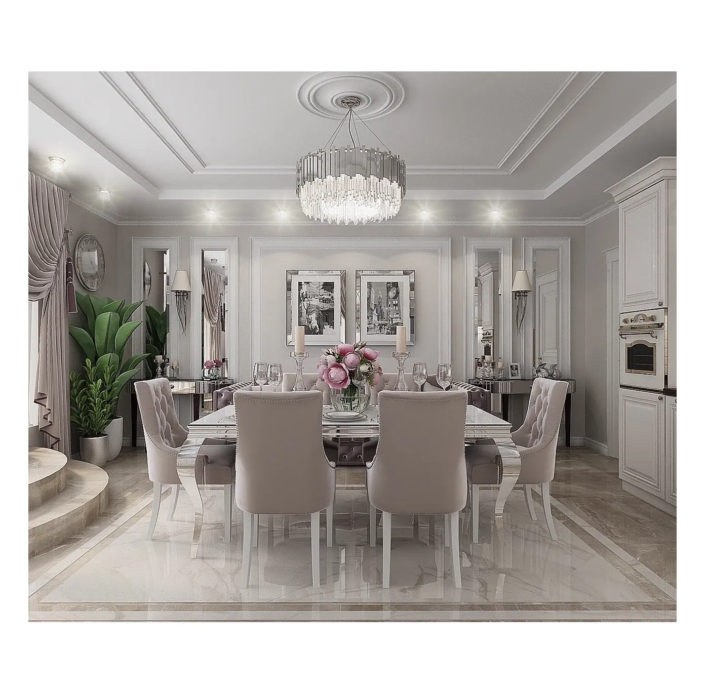 CLASSIC GLAMOUR DINING ROOM
