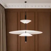 Designerska lampa wisząca nowoczesna z czarnym wykończeniem PLATER