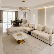 Modułowa sofa FIGARO w aranżacji salonu. Meble Primavera Home.