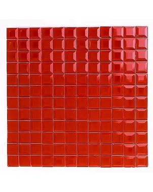 Mozaika Szklana Diamentowa CZERWONA Helen Bezfugowa