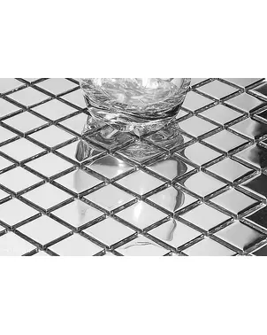 Mozaika Szklana  Srebrna A118 super połysk