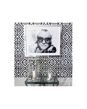 Tapeta geometryczna w stylu nowojorskim angielskim amerykańskim