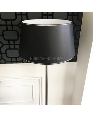 Black or white glamour lampshade MIRLA