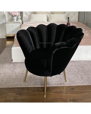 New York glamour chair for hallway bedroom SHELL GOLD