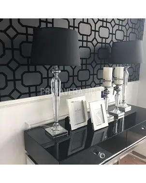 Klasyczny abażur czarny Trinity L