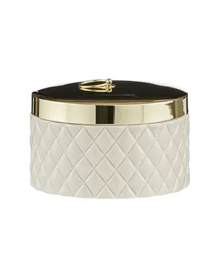 Cotton swab container Portia jar camel Lene Bjerre