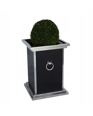 DAISY flowerpot made of stainless steel