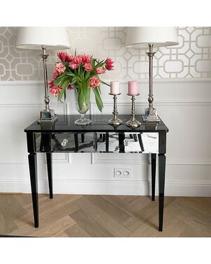 Mirror console ELEGANCE Glamour New York black white