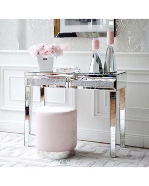 Mirror console glamour New York stainless steel PAOLA M OUTLET