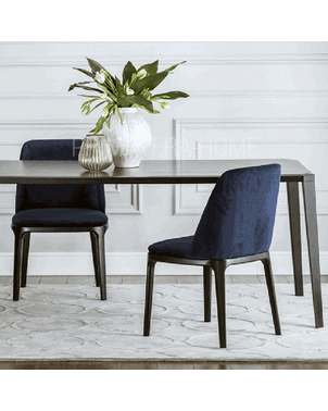 Upholstered chair modern wooden NAPOLI