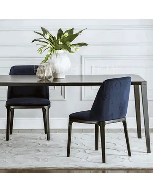 Krzesło glamour klasyczne do jadalni, nowoczesne, tapicerowane, bukowe NAPOLI