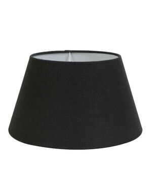 Round lampshade in graphite glamour style