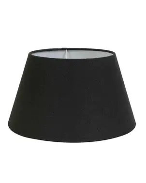 Round lampshade in graphite glamour style