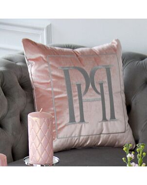 Cushion 50x50 with logo in Emerald fabric