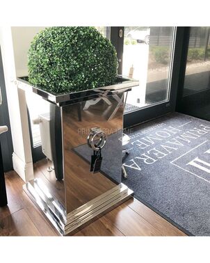 Glamour steel pot modern ROSE 72x50x50 metal