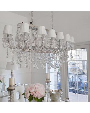 New York glamour crystal chandelier Maria Theresa L