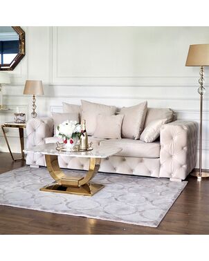 Modern stylish Milano quilted chesterfield sofa