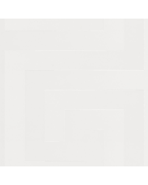 Versace wallpaper with Greek Greek Key geometric pattern - white