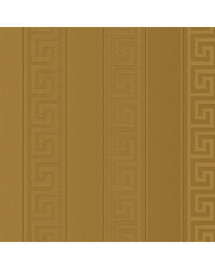 Wallpaper Versace Greek Key geometric style antique gold