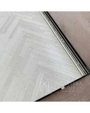Exclusive Versace geometric wallpaper shades of gray gray herringbone chevron zigzags
