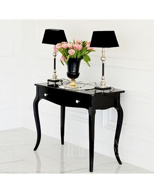 Glamor gloss console, bent legs ELENA GLAMOR black