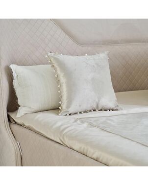 Elegant pillow decorated with haberdashery for the living room bedroom