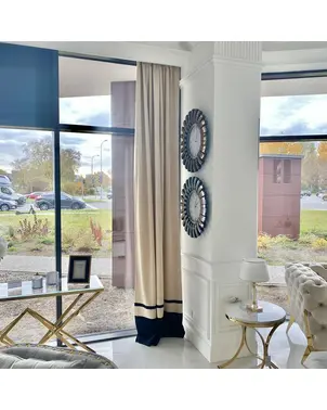 A high-quality two-color curtain for the living room, bedroom