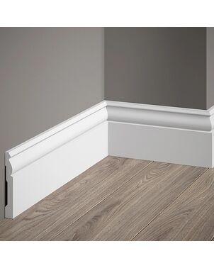 White skirting board 9.4 cm 200 cm